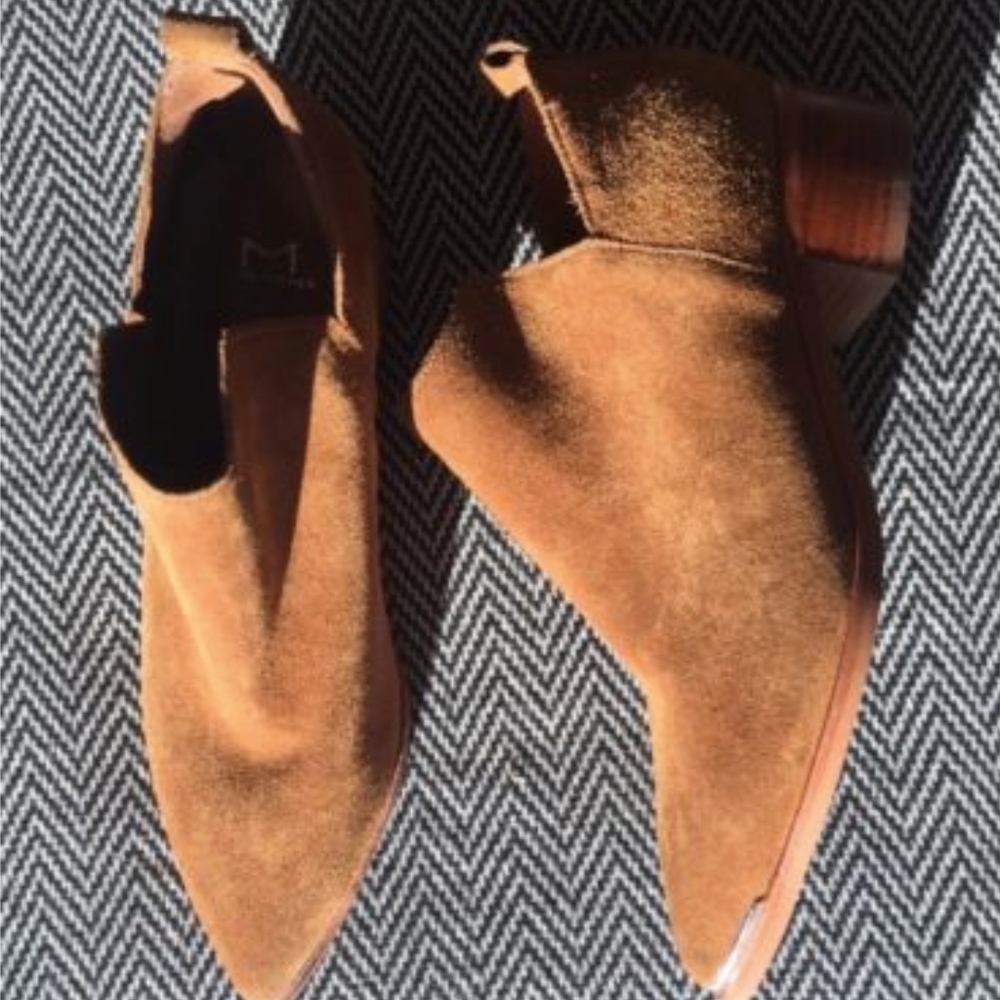 Marc Fisher LTD Yamir Ankle Bootie- Brown- Size 7